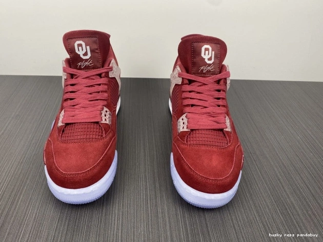 Cheap Husky PE Retro 4 Jordan AJ4-904282 Oklahoma Sooners 0812